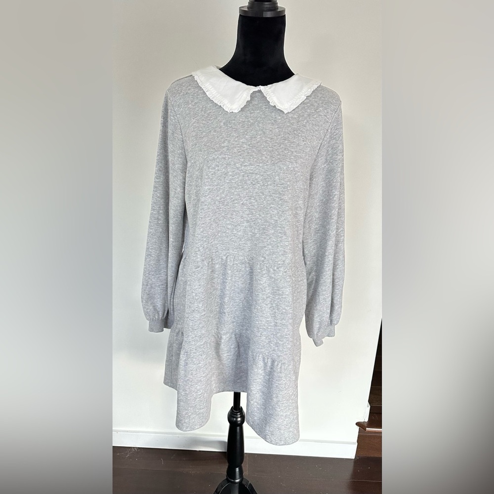 H&M Gray Long Sleeve Dress - Picture 2 of 8